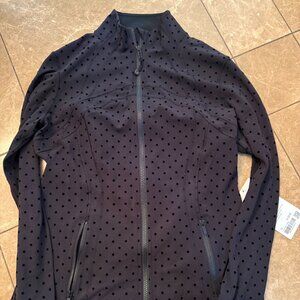 NWT Lululemon Size 10 Define Nulu Jacket Polka Flocked Dot---Sold out